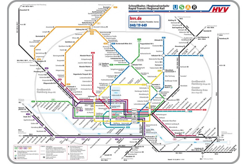 HVV Öffentliche Verkehrsmittel Hamburg inkl. Hamburg