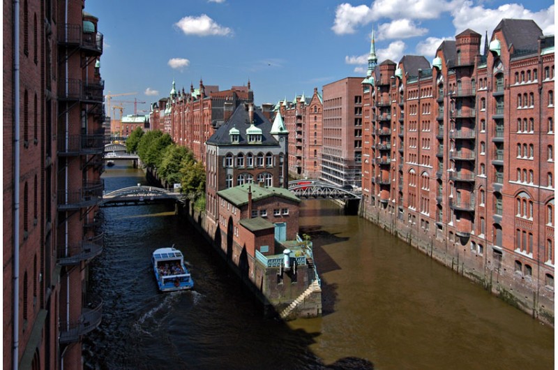 Speicherstadtmuseum direkt in der Speicherstadt im Zentrum von Hamburg