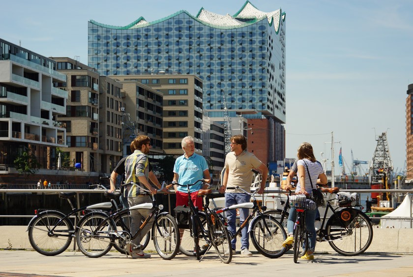 Geführte Fahrradtour mit Hamburg City Cycles