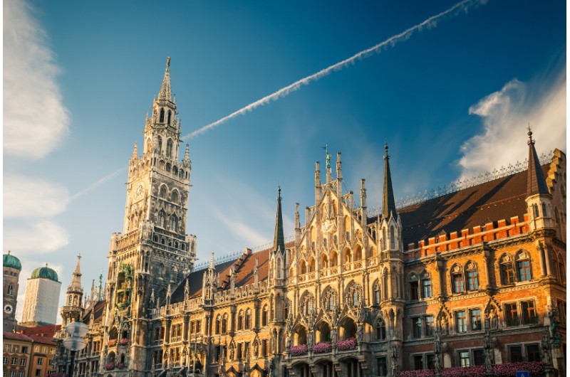 Das Neue Rathaus in Bayerns Landeshauptstadt München