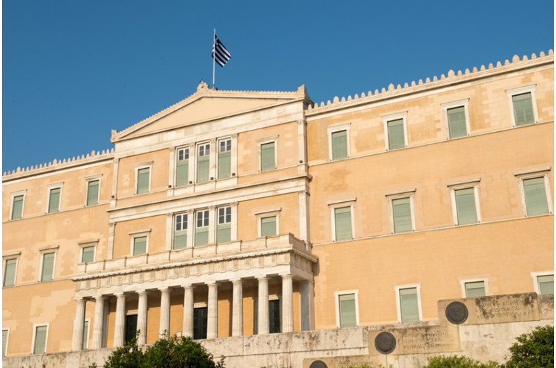 Das griechische Parlamentsgebäude
