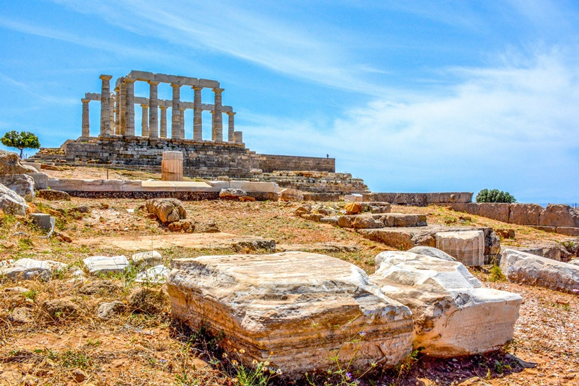 Freie Strände (ohne Eintrittsgebühr): Legrena -Sounio-, Limanakia, uvm.