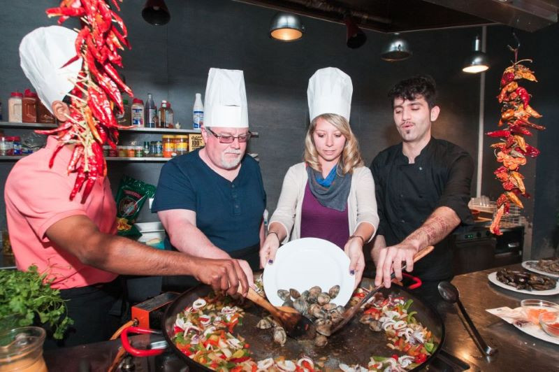 Paella Kochkurs und Boqueria Markt