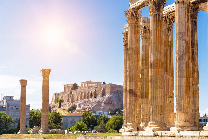 Tempel des olympischen Zeus