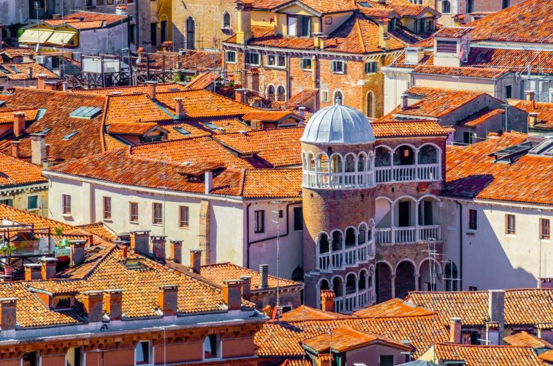 Scala Contarini del Bovolo Luftaufnahme