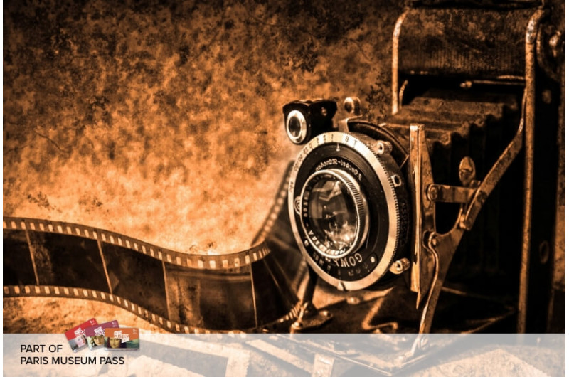 Alte Kamera im La Cinémathéque française - Musée du Cinéma